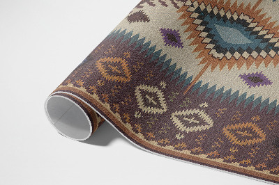 Covor de vinil Aranjamente simetrice în stil aztec
