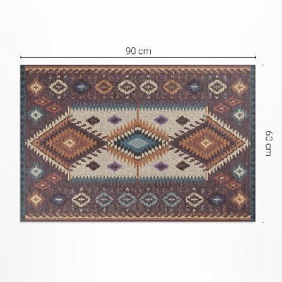 Covor de vinil Aranjamente simetrice în stil aztec