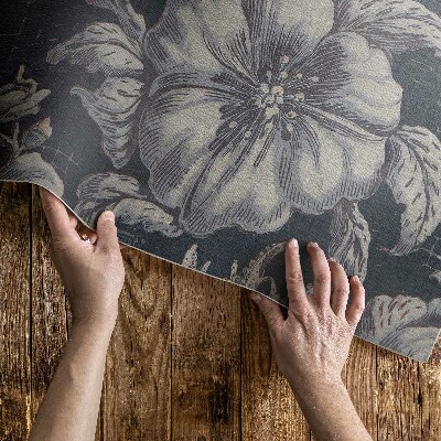 Covor de vinil acasă Modele vintage romantice