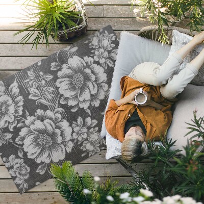 Covor de vinil acasă Accente florale subtile