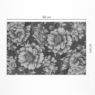 Covor de vinil acasă Accente florale subtile