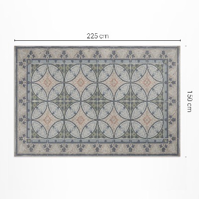 Covor interior din vinil Mozaic din plăci ceramice de epocă