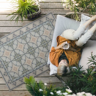 Covor interior din vinil Mozaic din plăci ceramice de epocă