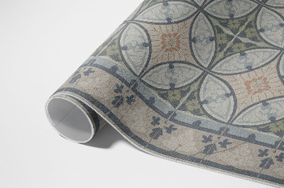 Covor interior din vinil Mozaic din plăci ceramice de epocă
