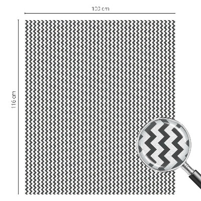 Model în zig-zag Folie autocolantă geam