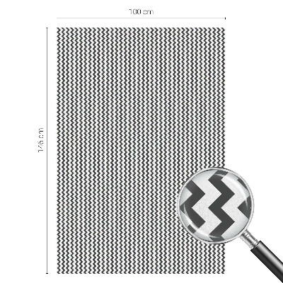 Model în zig-zag Folie autocolantă geam