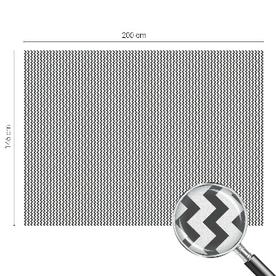 Model în zig-zag Folie autocolantă geam
