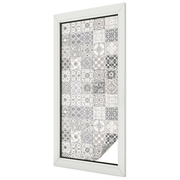 Modele cu plăci Folie opacă geam cu model vitraliu