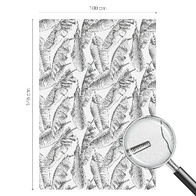 Frunze tropicale Folie decorativă geam vitraliu