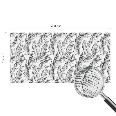 Frunze tropicale Folie decorativă geam vitraliu