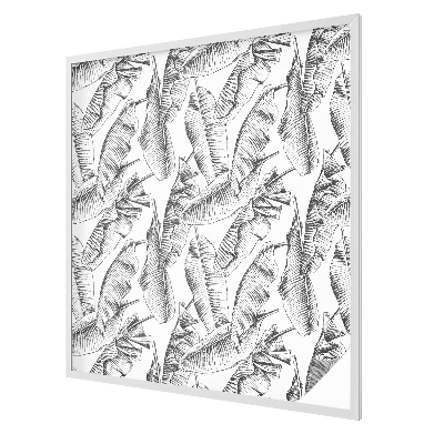 Frunze tropicale Folie decorativă geam vitraliu