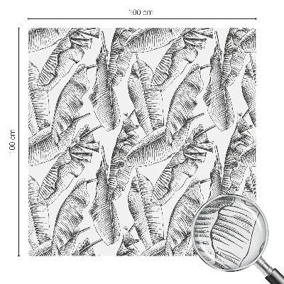 Frunze tropicale Folie decorativă geam vitraliu