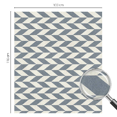 Iluzie geometrică Folie geam intimitate model vitraliu