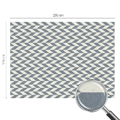 Iluzie geometrică Folie geam intimitate model vitraliu