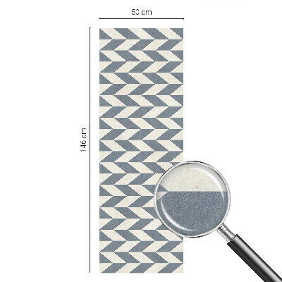 Iluzie geometrică Folie geam intimitate model vitraliu