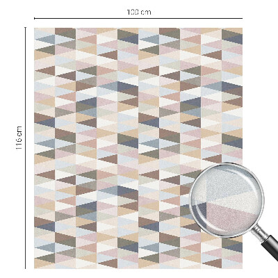 Simetrie pastelată Folie geam intimitate model vitraliu