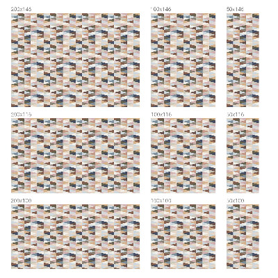 Simetrie pastelată Folie geam intimitate model vitraliu