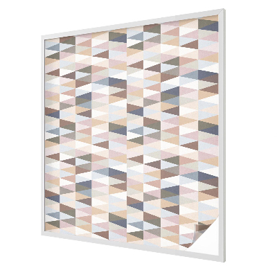 Simetrie pastelată Folie geam intimitate model vitraliu