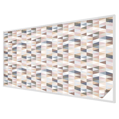 Simetrie pastelată Folie geam intimitate model vitraliu