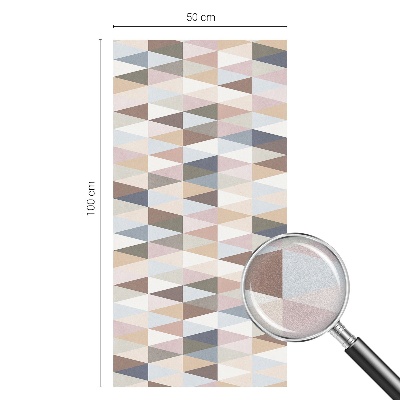 Simetrie pastelată Folie geam intimitate model vitraliu