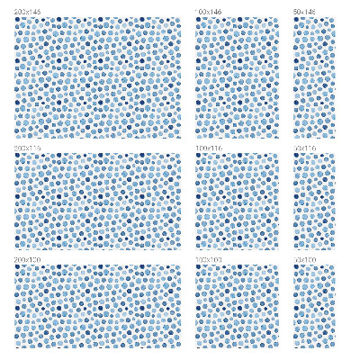 Puncte de acuarelă Folie decorativă geam vitraliu