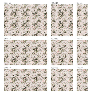 Frumusețe florală Folie geam să nu se vadă din exterior