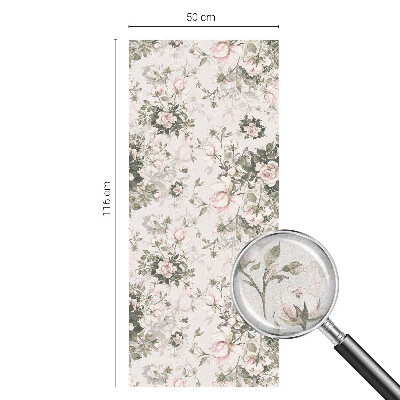 Frumusețe florală Folie geam să nu se vadă din exterior