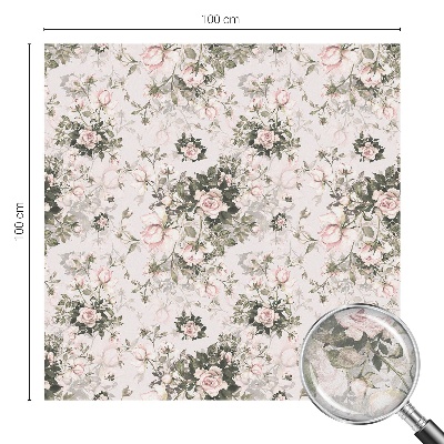 Frumusețe florală Folie geam să nu se vadă din exterior