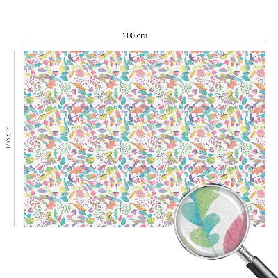 Compoziție colorată Folie autocolantă geam