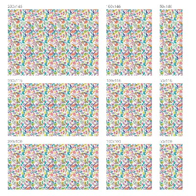 Compoziție colorată Folie autocolantă geam