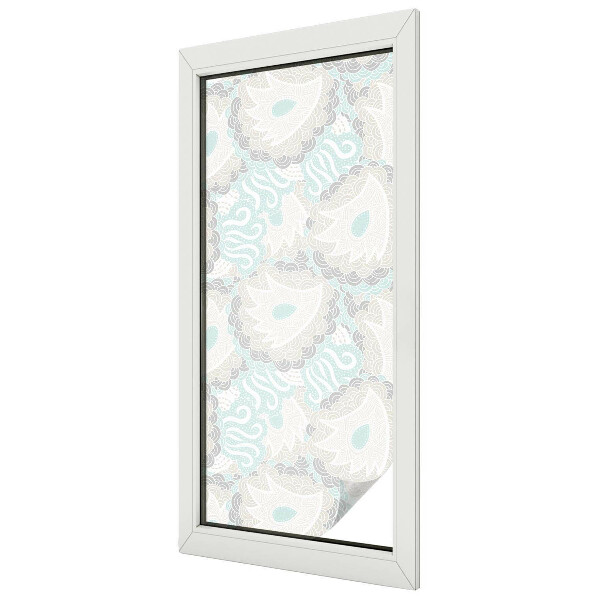 Pene delicate Folie geam intimitate model vitraliu