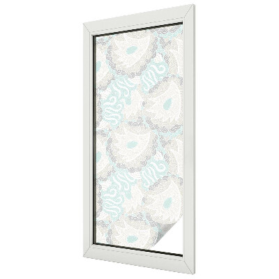 Pene delicate Folie geam intimitate model vitraliu