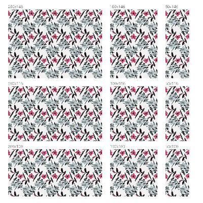 Model floral Folie opacă geam cu model vitraliu