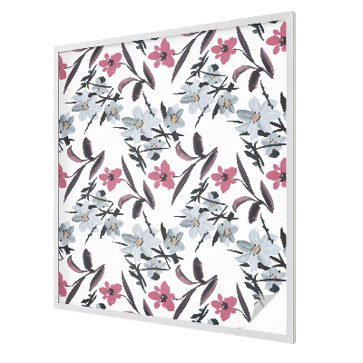 Model floral Folie opacă geam cu model vitraliu