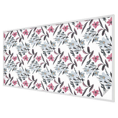 Model floral Folie opacă geam cu model vitraliu