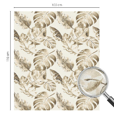 Plante tropicale Folie geam intimitate model vitraliu