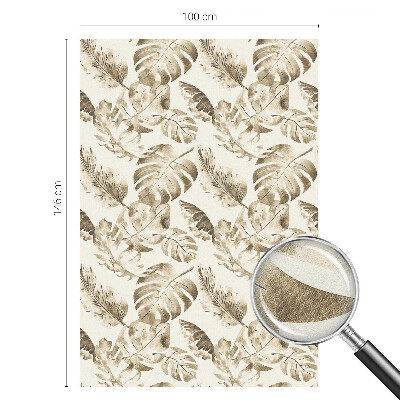 Plante tropicale Folie geam intimitate model vitraliu