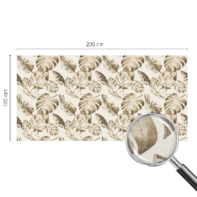 Plante tropicale Folie geam intimitate model vitraliu