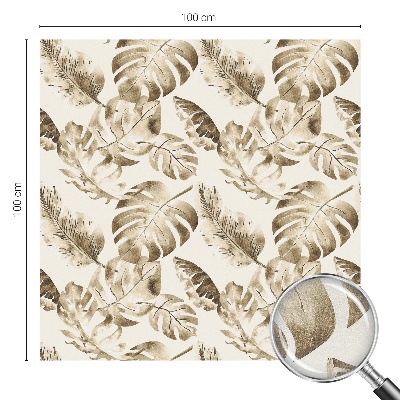 Plante tropicale Folie geam intimitate model vitraliu