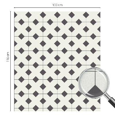 Diamante albe și negre Folie autocolantă geam