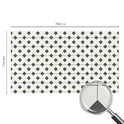 Diamante albe și negre Folie autocolantă geam