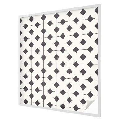 Diamante albe și negre Folie autocolantă geam