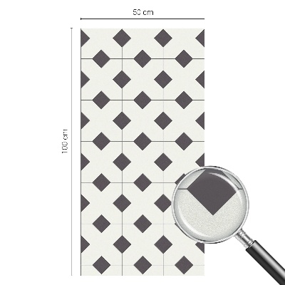 Diamante albe și negre Folie autocolantă geam