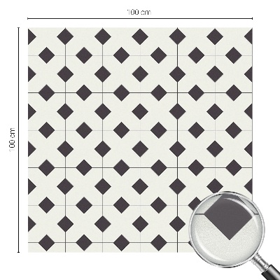 Diamante albe și negre Folie autocolantă geam