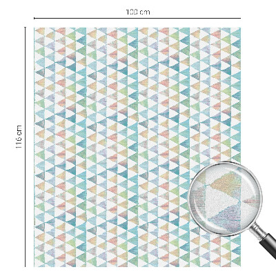 Triunghiuri geometrice Folie geam să nu se vadă din exterior