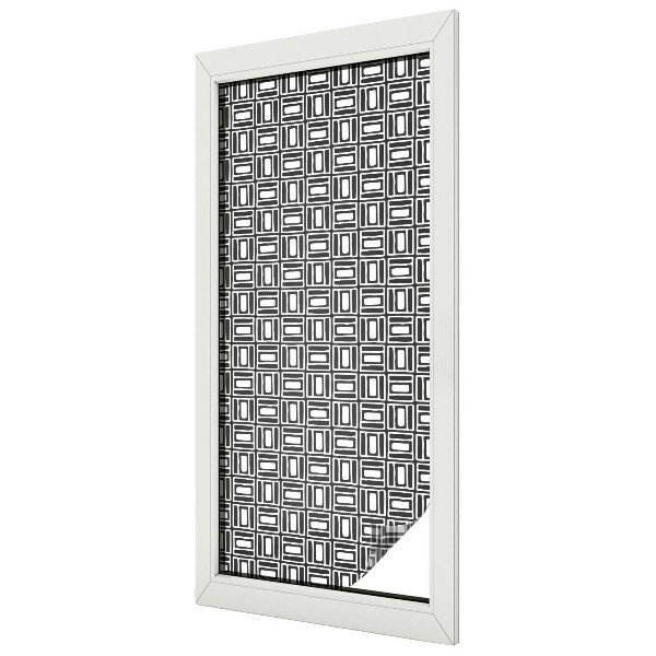 Model energetic Folie opacă geam cu model vitraliu