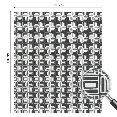 Model energetic Folie opacă geam cu model vitraliu