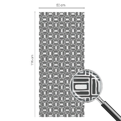 Model energetic Folie opacă geam cu model vitraliu