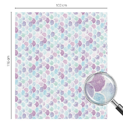 Puncte pastelate Folie geam intimitate model vitraliu