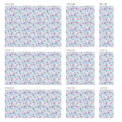 Puncte pastelate Folie geam intimitate model vitraliu